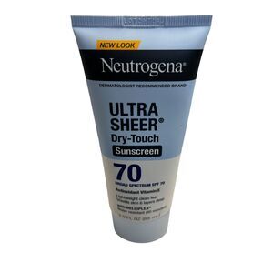 Neutrogena Ultra Sheer Dry-Touch‎ Sunscreen SPF 70 3oz NEW